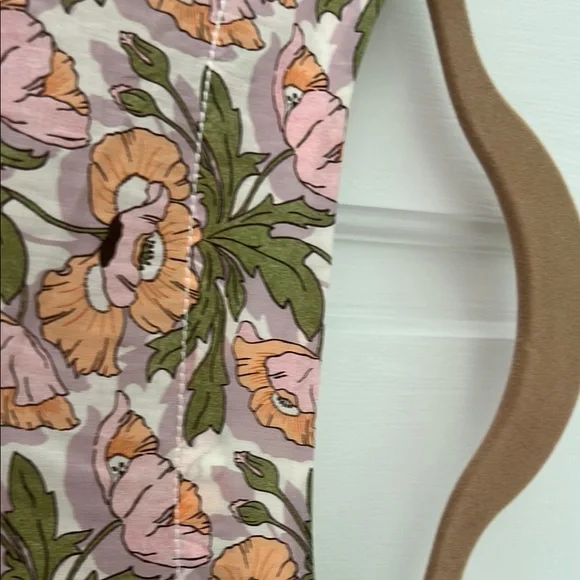 2 NWT Jcrew/Liberty of London size M Floral Pink and Green Women's Top - Picture 11 of 11